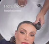 Andressa Urach trocou seu mega hair na última quarta-feira (13) e aproveitou para cortar e hidratar o cabelo