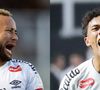 Neymar e Robinho Jr. viraram assunto nesta segunda-feira (4) após o jovem atacante formalizar no Santos uma acusação de agressão contra o camisa 10 por episódio ocorrido em treino no CT Rei Pelé