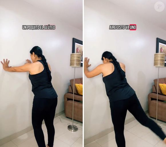 A extensão do quadril para trás também trabalha os glúteos, mas com o movimento para trás