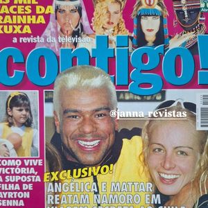 Angélica e Maurício Mattar, em setembro de 1999, fizeram uma viagem secreta para o Chile e assumiram a nova reconciliação na capa da revista Contigo