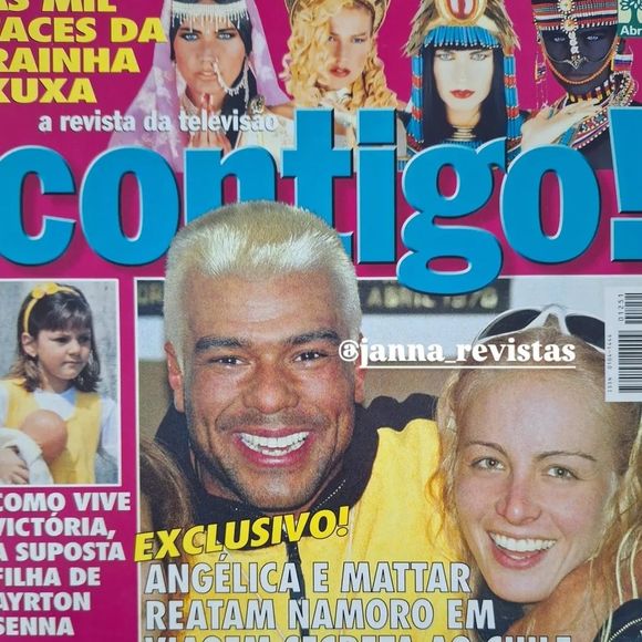 Angélica e Maurício Mattar, em setembro de 1999, fizeram uma viagem secreta para o Chile e assumiram a nova reconciliação na capa da revista Contigo