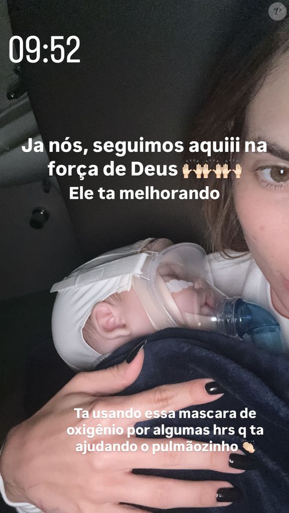 Virgínia Fonseca afirmou que, apesar do susto, José Leonardo segue melhorando