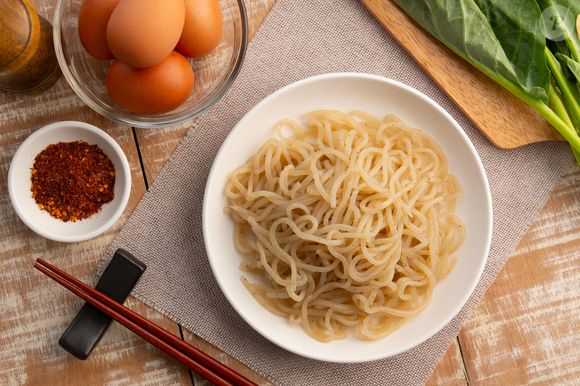 Macarrão milagroso é o nome dado ao Konjac, que não tem carboidrato e nem sabor, e é mais gelatinoso