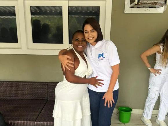 Jojo Todynho é bolsonarista assumida e amiga pessoal da ex-primeira-dama Michelle Bolsonaro