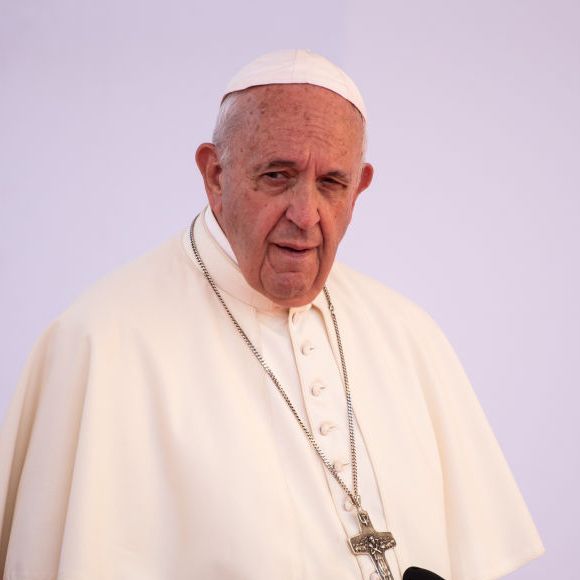 2019: Papa Francisco durante uma convenção em Nápoles, na Itália