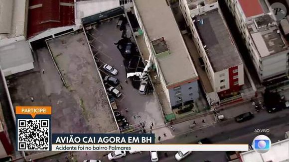 A aeronave, um monomotor de pequeno porte, bateu em um prédio residencial no bairro Silveira, na Região Nordeste da capital mineira
