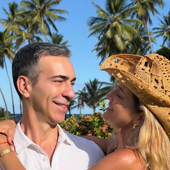 Ticiane Pinheiro é casada com César Tralli há oito anos