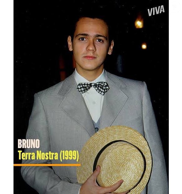 Ainda novinho, Danton Mello interpretou Bruno na novela 'Terra Nostra'