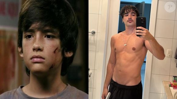 José Victor Pires estreou em 'Ti Ti Ti' e foi uma das crianças do lixão em 'Avenida Brasil'. Hoje ele é um galãzão