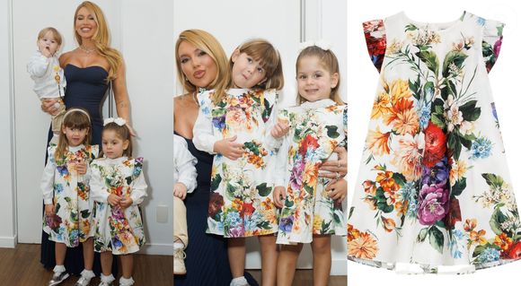 Filhas de Virgínia, Maria Alice e Maria Flor roubam a cena com vestidos de luxo no Teleton 2025; veja fotos e preço dos looks!