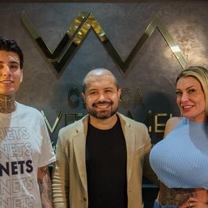 Andressa Urach confirmou que indicou o procedimento ao filho, que, inclusive, foi feito pelo mesmo profissional de Rafa Marttinz