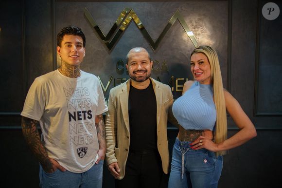 Andressa Urach confirmou que indicou o procedimento ao filho, que, inclusive, foi feito pelo mesmo profissional de Rafa Marttinz