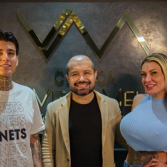 Andressa Urach confirmou que indicou o procedimento ao filho, que, inclusive, foi feito pelo mesmo profissional de Rafa Marttinz