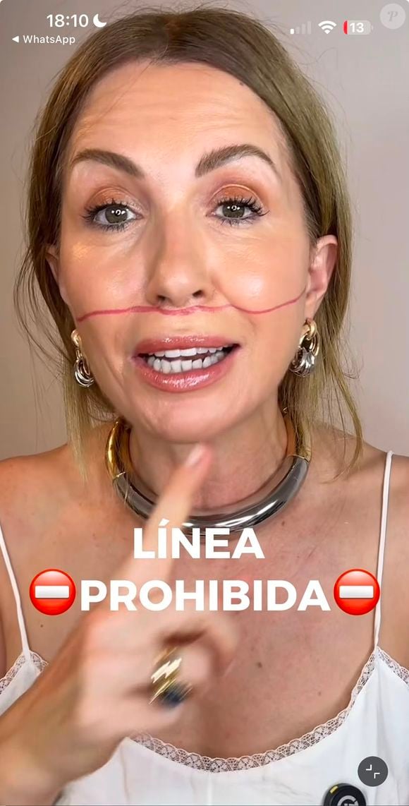A maquiadora Maria Ferjol explica que ultrapassar a linha imaginária durante a aplicação do contorno pode deixar o pômulo visualmente mais baixo. Já ao passar o pincel sem chegar à marcação, segundo a profissional, o resultado é de um pômulo aparentemente mais elevado