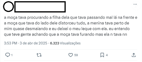 Outra fã do Stray Kids, no entanto, apresentou outra versão e disse que houve um ruído de comunicação: ‘A moça que estava do lado dele distorceu tudo’