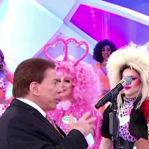 Silvio Santos conversou sobre transexualidade com Ava Simões, cirurgiã dentista, palestrante, campeã de concursos nacionais e internacionais de beleza