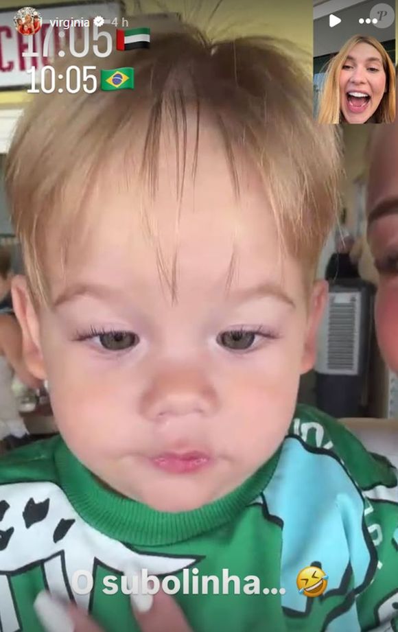 Zé Felipe está com José Leonardo enquanto Virgínia está em Dubai a trabalho