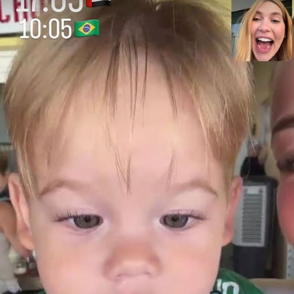 Zé Felipe está com José Leonardo enquanto Virgínia está em Dubai a trabalho