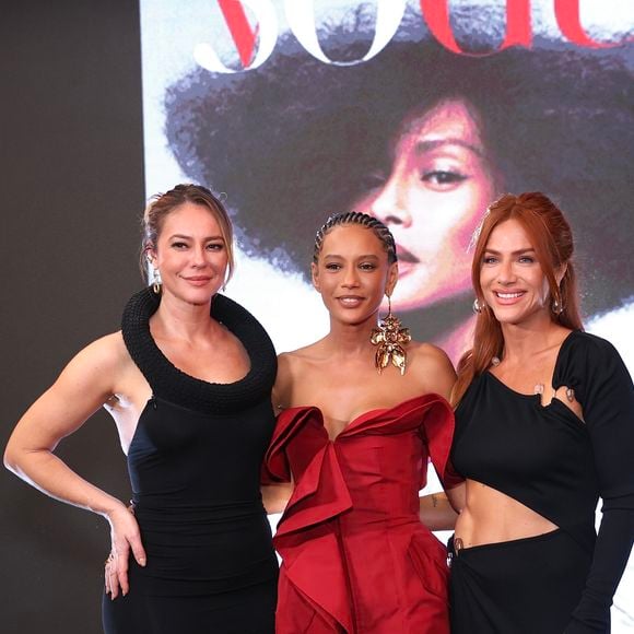 Paolla Oliveira, Taís Araújo e Giovanna Ewbank juntas em festa nesta quarta-feira (30)
