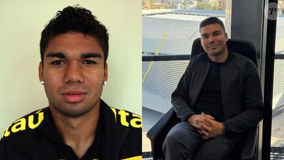 Antes e depois de Casemiro: veterano na Seleção, meio-campista hoje tem um visual mais 'business', mas ainda lembra o jovem jogador no início da carreira