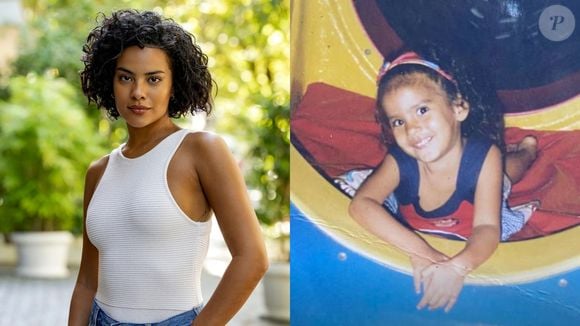 Bella Campos amava uma brincadeira quando criança e hoje ainda tem seus traços de menininha