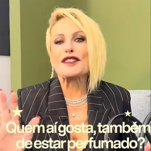A apresentadora Ana Maria Braga, aos 77 anos, revelou uma de suas escolhas de perfumaria para começar as gravações da segunda temporada de 'Chef de Alto Nível'. Em um vídeo publicado em seu perfil no Instagram, a comunicadora mostrou a fragrância escolhida para a ocasião e explicou por que considera o aroma uma boa opção para os dias quentes