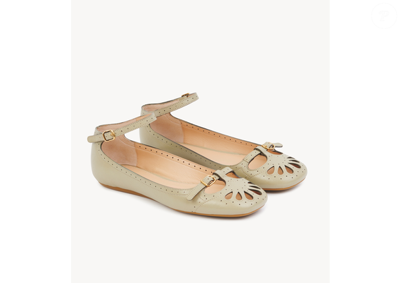 Sapatilha verde-hortelã “Bailarina Enevoada” da Chloé