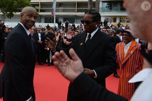 Denzel esteve em Cannes este ano para prestigiar a estreia de seu filme, a produção 'Highest 2 Lowest' de Spike Lee