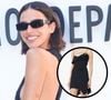 Bruna Marquezine rouba cena com vestido preto básico e elegante na festa de aniversário de João Guilherme.