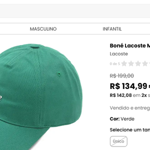 Rafaella Justus completou o look com um boné da Lacoste feito de algodão