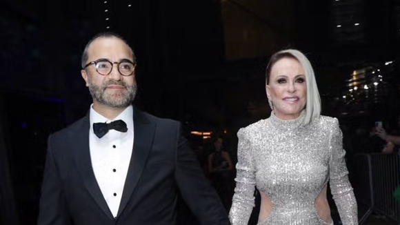 Vazou! Vestido de noiva de Ana Maria Braga tem aplicações de flores e foge do tradicional. Veja primeira foto