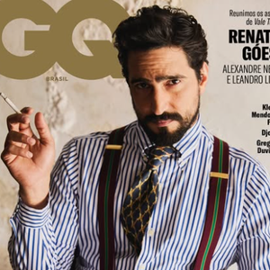 Renato Góes, o Ivan de 'Vale Tudo', na capa da revista QG de agosto de 2025