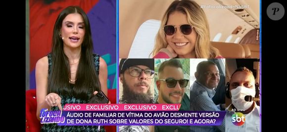 Em depoimento ao vivo, Fernanda, mãe do filho de Henrique Bahia, afirma que foi ignorada e bloqueada por Dona Ruth após pedido por divisão justa da indenização.