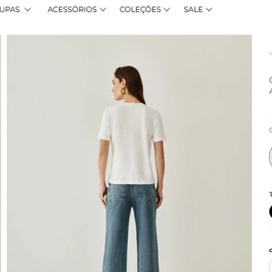 Calça jeans usada por Rafaella Justus também é da grife Les Cloches. Custa R$ 589
