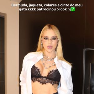 Virgínia contou que usou peças de roupa e joias de Vini Jr.