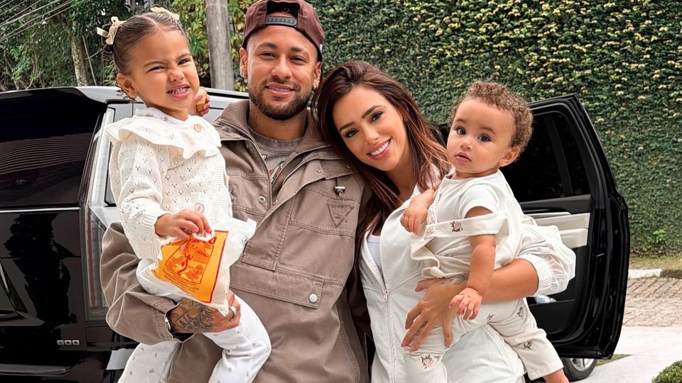 Nome da 3ª filha de Neymar com Biancardi é raro: só 0,01% dos brasileiros têm