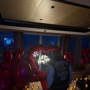 Noivos! Richarlison e Amanda Araújo celebraram o pedido de casamento em uma suíte do Shangri-La The Shard, um dos hotéis mais famosos de Londres