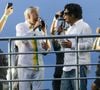 Caetano Veloso e Djavan cantaram juntos no Ato Musical pró-Lula