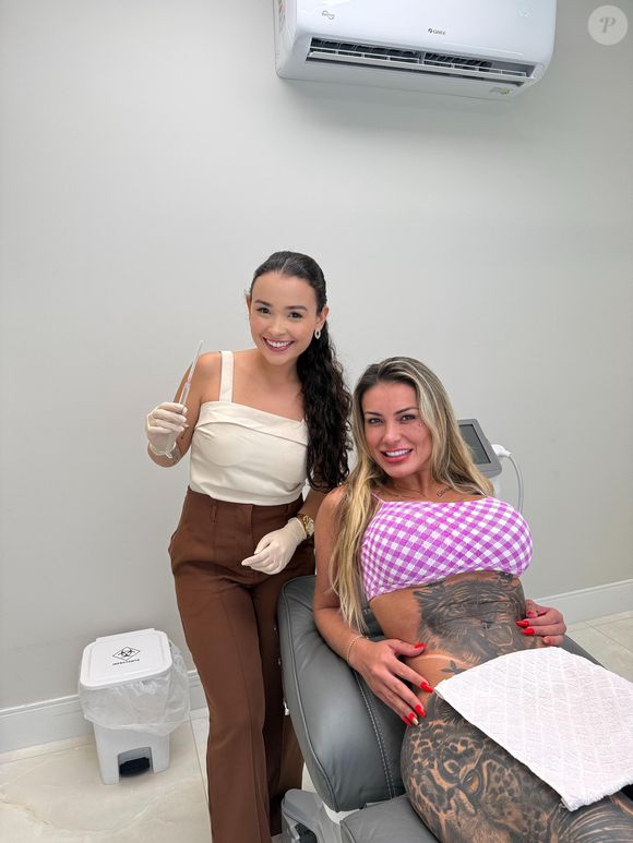 "Fiz esse procedimento para aumentar a sensibilidade e o prazer sexual", disse Andressa Urach