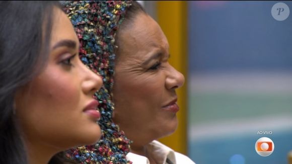 Solange Couto ouviu discurso com as próprias falas dela da boca de Tadeu Schmidt no 'BBB 26'