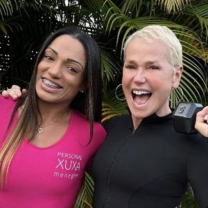 Xuxa conta com a ajuda da personal trainer Vanessa Barbosa em seus treinos