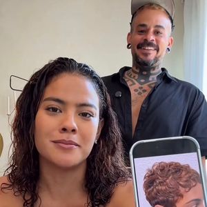 Bella Campos relembra reação da mãe ao antigo corte raspado e fala sobre pressão estética: 'Fiquei me sentindo culpa por ter raspado parte do cabelo', revelou a atriz que mostrou referência de um corte pixie cut ao hairstylist