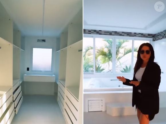 Juliette conta com acomodações luxuosas, incluindo closet e banheira de hidromassagem