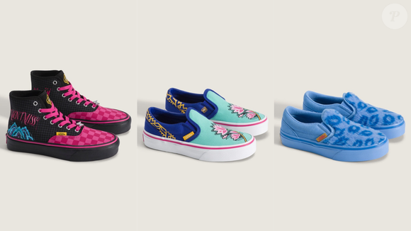 O Authentic Hi Mira integra a cápsula da Vans que leva personagens de 'Guerreiras do K-Pop' para os modelos da marca, com grafismos, cores e acabamentos exclusivos