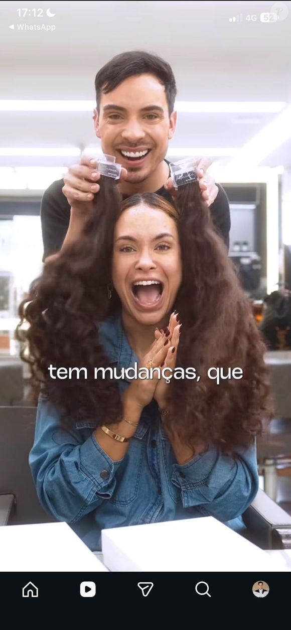 Em podcast, Sarah desabafa sobre julgamento estético: 'O cabelo diz mais sobre o outro do que sobre mim'