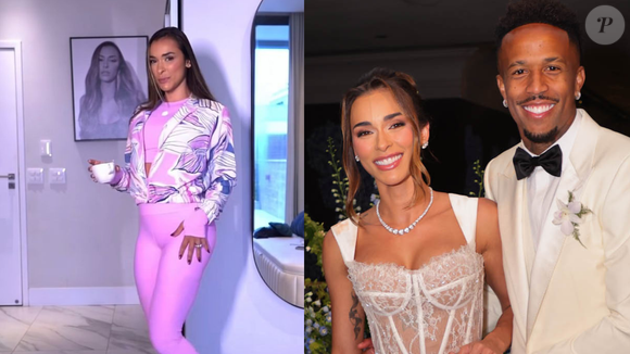 'Será que vem baby aí?': esposa de Éder Militão, Tainá Militão levanta suspeita de gravidez em seguidores por vídeo com look de academia