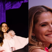 Penas de um lado, flores 3D do outro: Mônica Martelli e Ingrid Guimarães somam quase R$ 20 mil em looks para o Outubro Rosa; veja fotos