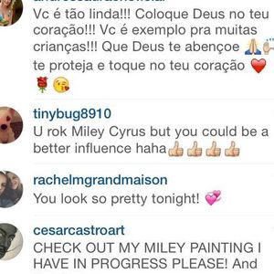 'Coloque Deus no teu coração': disparou Andressa Urach, quando era evangélica, para Miley Cyrus no Instagram