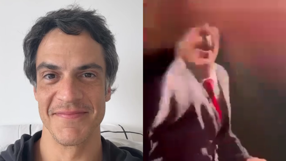 Mateus Solano nega tapa em celular de fã, critica 'falta de educação do público' e mostra vídeo de outro ângulo: 'Agi como um trombadinha'