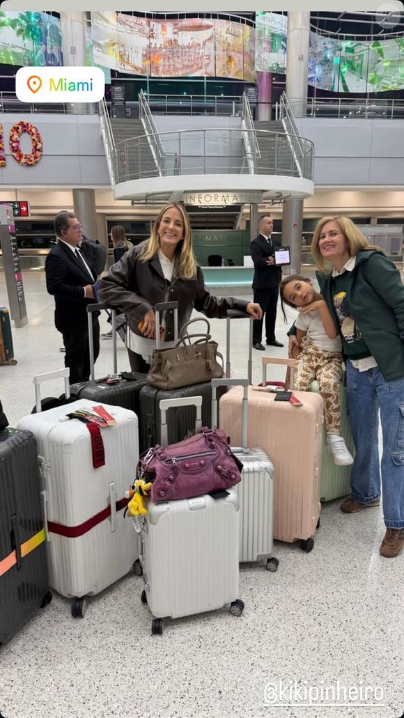 Ticiane Pinheiro está com a família em viagem internacional
